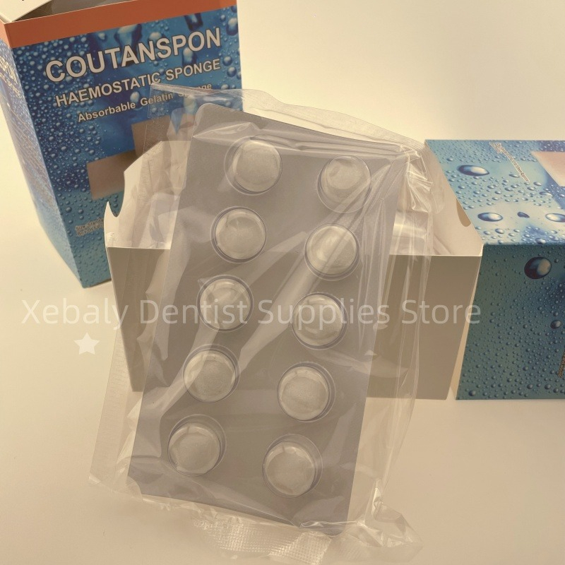 Medical X - 2 × 50 ピース/箱歯科止血スポンジ医療コラーゲン停止造血セージ綿医薬品ブラシ止血ゲラ